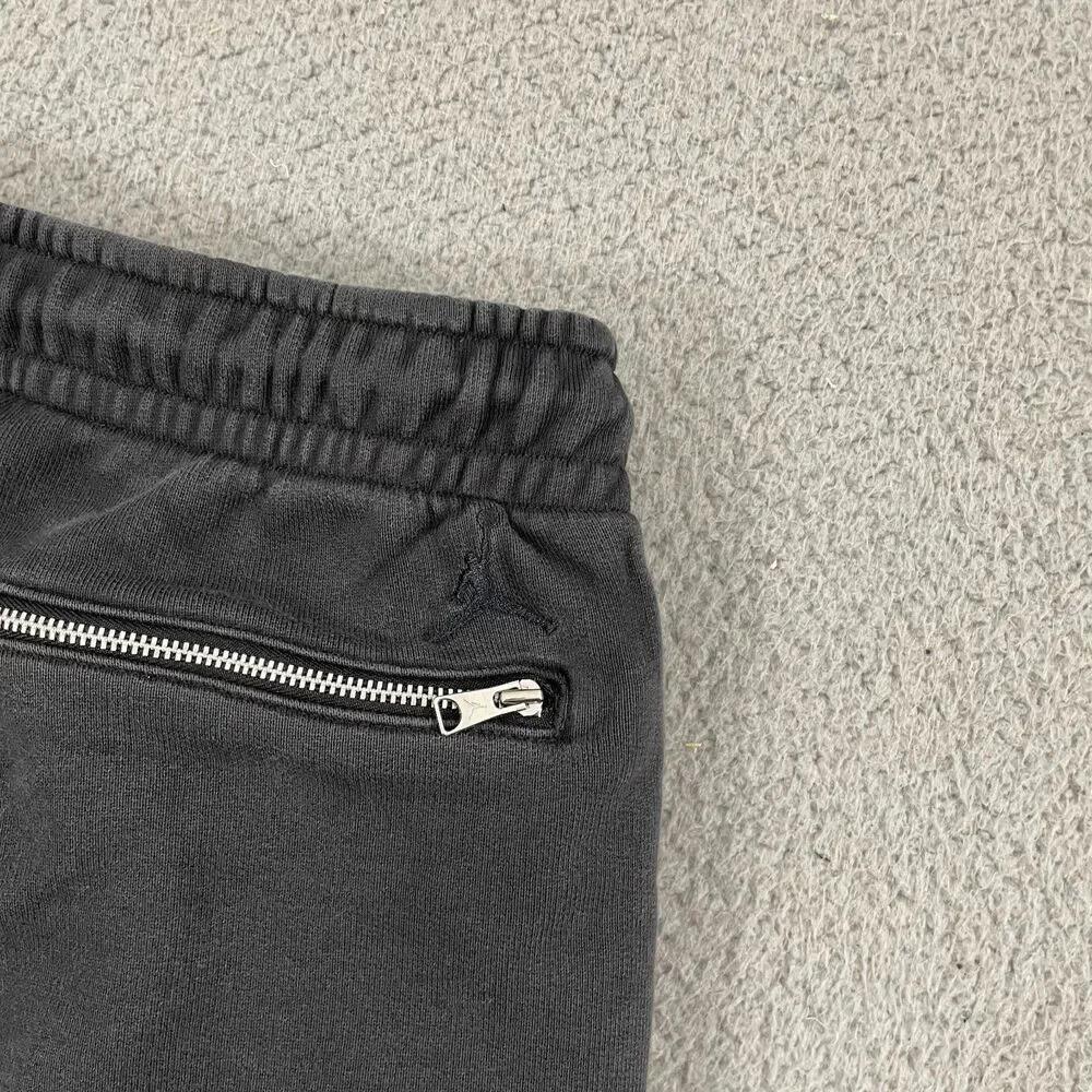 Nike Air‎ Jordan Wordmark Fleece Joggers Men S Black Lounge Pull On Sweatpants